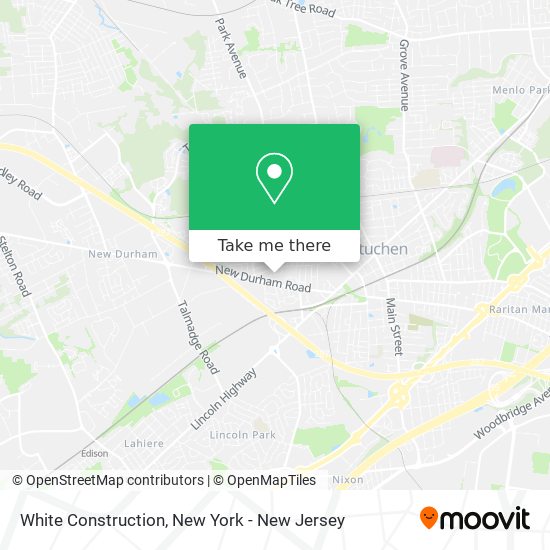 White Construction map