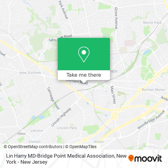 Lin Harry MD-Bridge Point Medical Association map