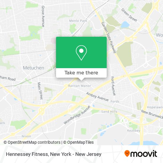 Hennessey Fitness map