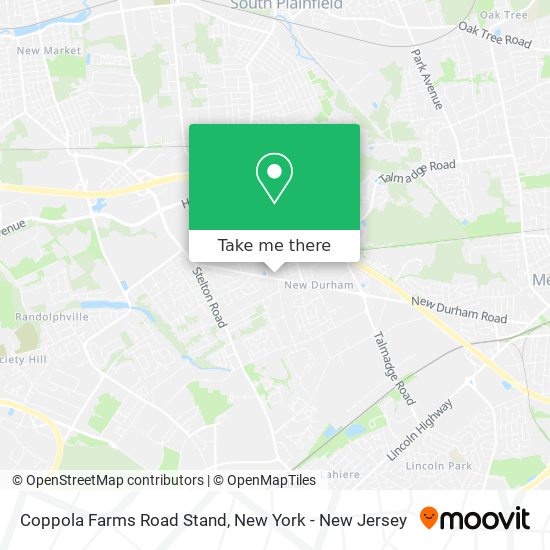 Mapa de Coppola Farms Road Stand