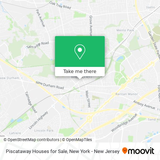 Piscataway Houses for Sale map
