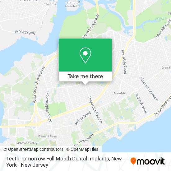 Teeth Tomorrow Full Mouth Dental Implants map