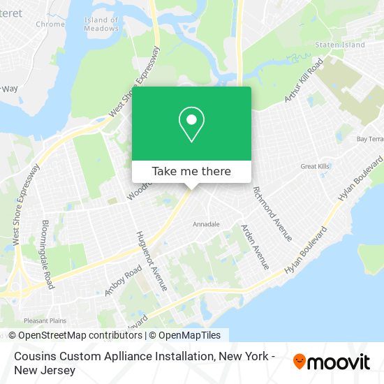 Mapa de Cousins Custom Aplliance Installation