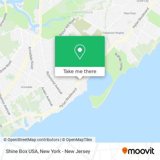 Shine Box USA map