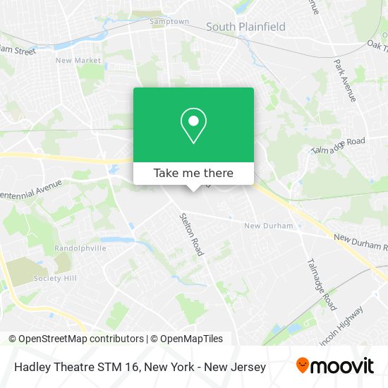 Hadley Theatre STM 16 map