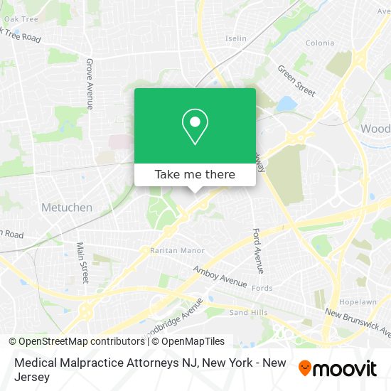 Medical Malpractice Attorneys NJ map