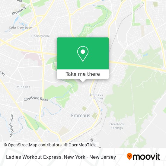 Ladies Workout Express map