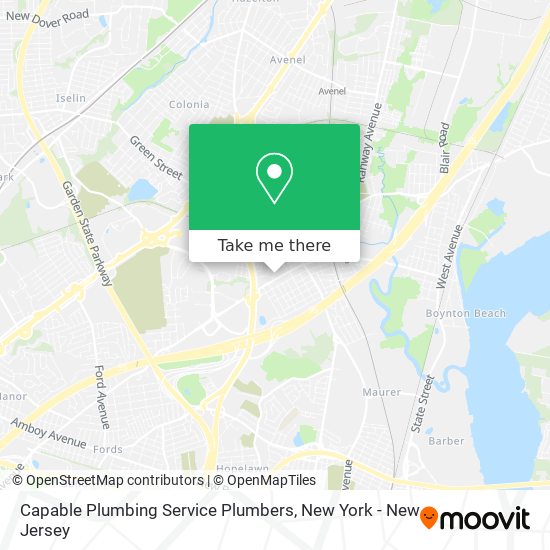 Capable Plumbing Service Plumbers map