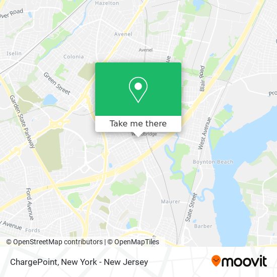 ChargePoint map