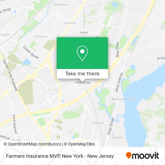 Farmers Insurance MVP map