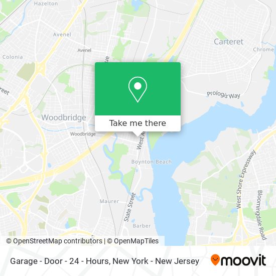 Garage - Door - 24 - Hours map