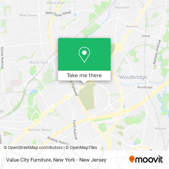 Mapa de Value City Furniture