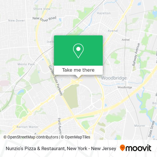 Mapa de Nunzio's Pizza & Restaurant