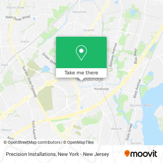 Precision Installations map