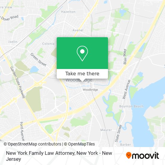 Mapa de New York Family Law Attorney