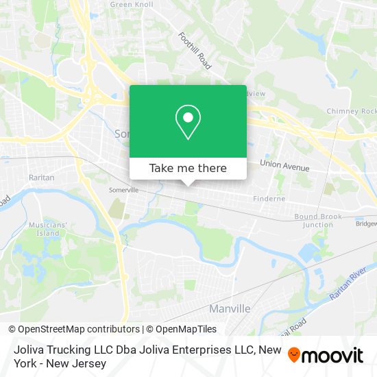 Mapa de Joliva Trucking LLC Dba Joliva Enterprises LLC