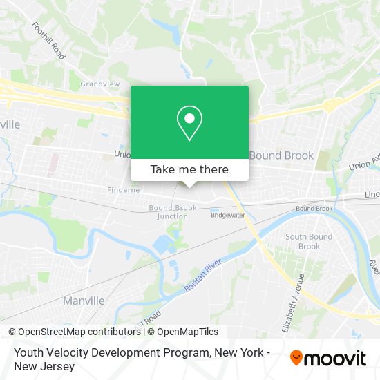 Youth Velocity Development Program map