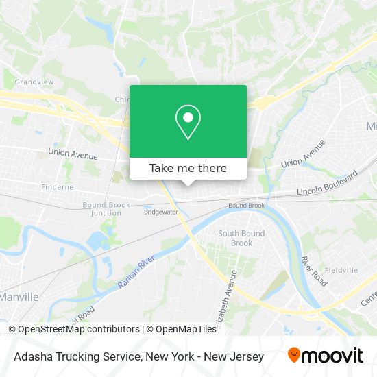 Adasha Trucking Service map