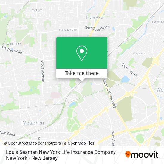 Mapa de Louis Seaman New York Life Insurance Company