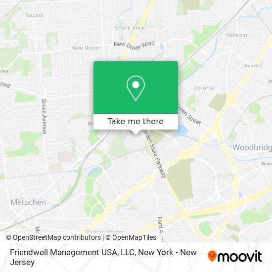 Mapa de Friendwell Management USA, LLC