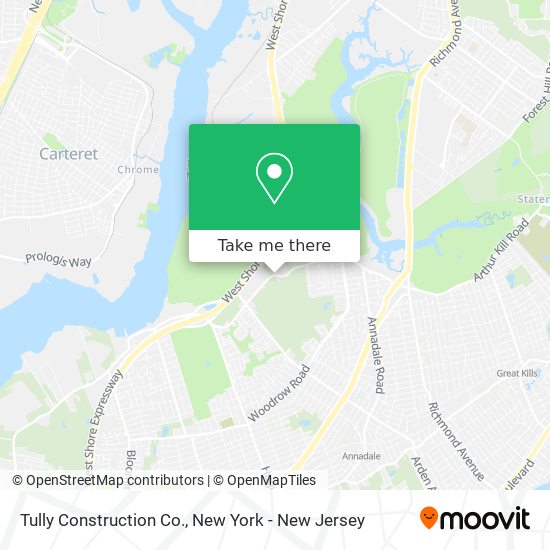 Tully Construction Co. map