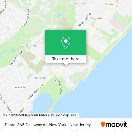 Mapa de Dental 365 Galloway de