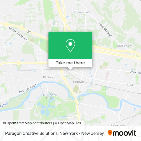 Paragon Creative Solutions map