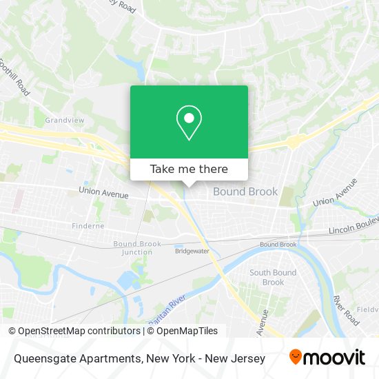 Queensgate Apartments map