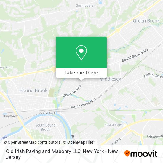 Mapa de Old Irish Paving and Masonry LLC