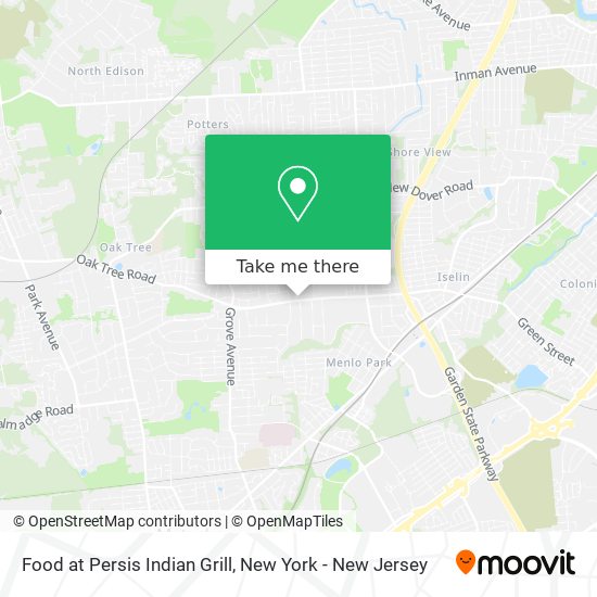 Food at Persis Indian Grill map