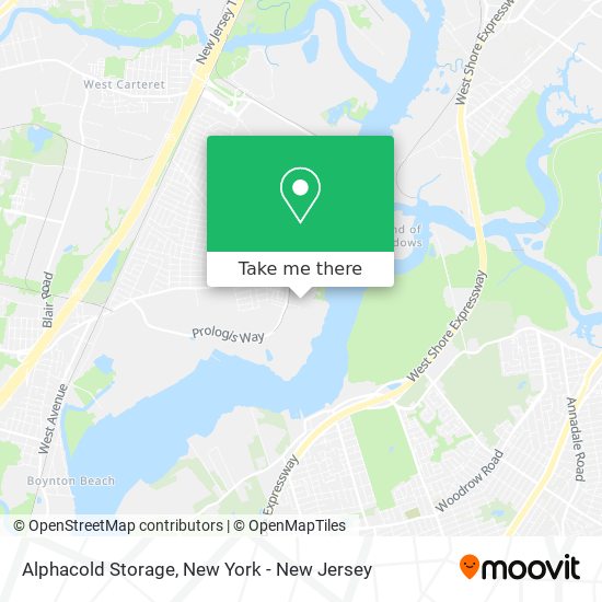 Alphacold Storage map