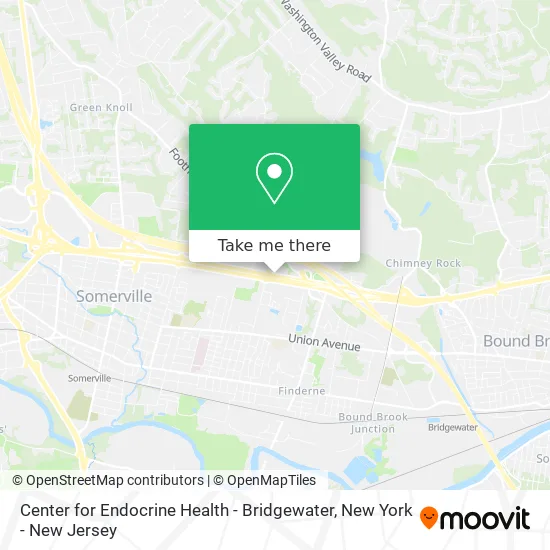 Center for Endocrine Health - Bridgewater map