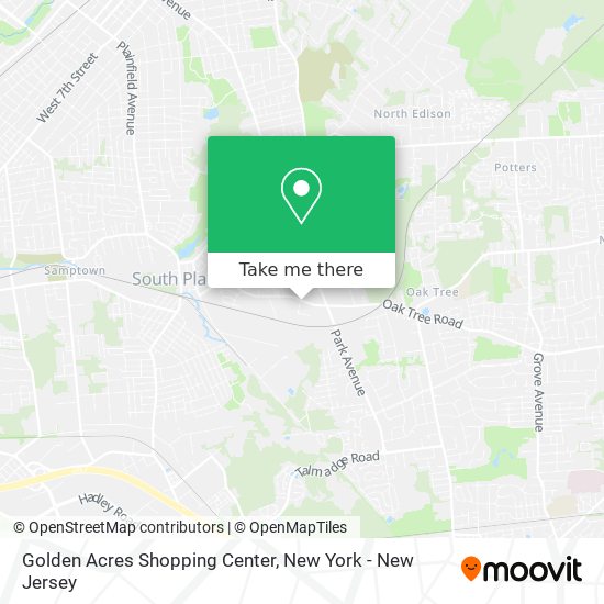 Golden Acres Shopping Center map