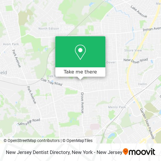 Mapa de New Jersey Dentist Directory