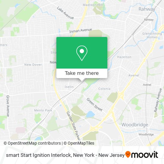 smart Start Ignition Interlock map