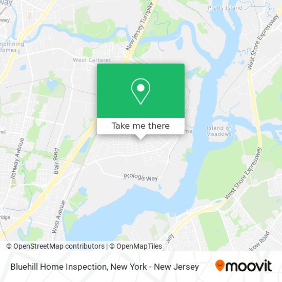 Bluehill Home Inspection map