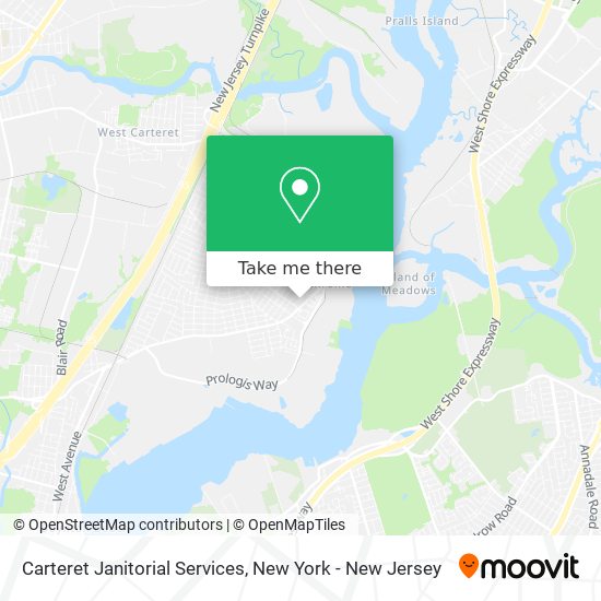 Carteret Janitorial Services map