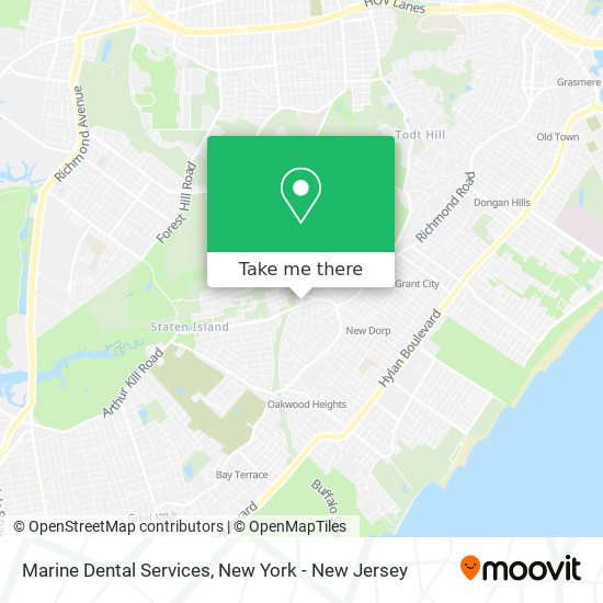 Marine Dental Services map