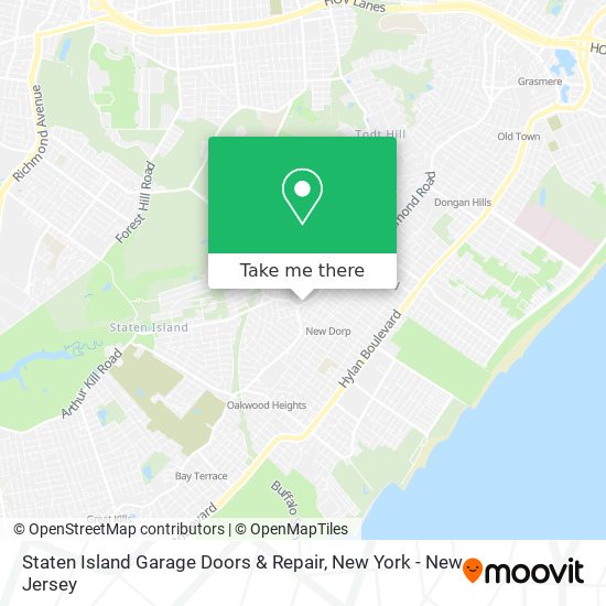 Staten Island Garage Doors & Repair map