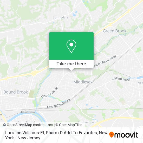 Lorraine Williams-El, Pharm D Add To Favorites map