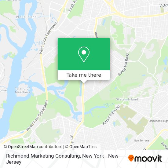 Mapa de Richmond Marketing Consulting