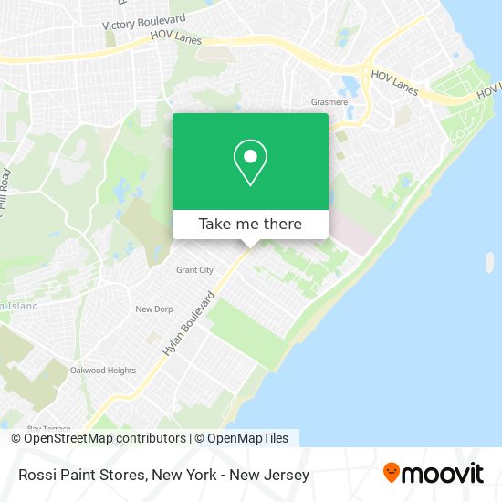 Mapa de Rossi Paint Stores