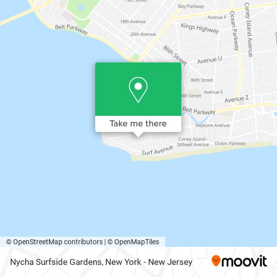 Nycha Surfside Gardens map