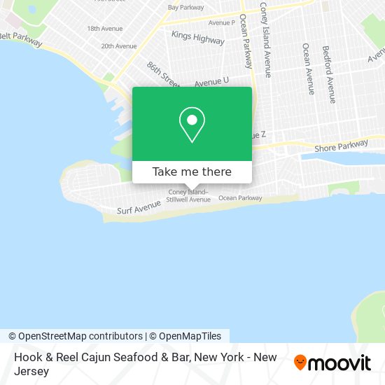 Mapa de Hook & Reel Cajun Seafood & Bar
