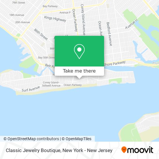Classic Jewelry Boutique map