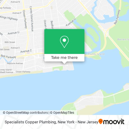 Mapa de Specialists Copper Plumbing