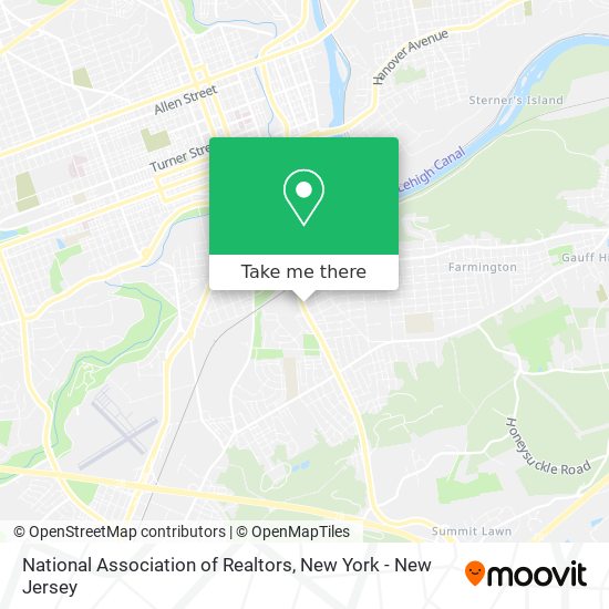 National Association of Realtors map