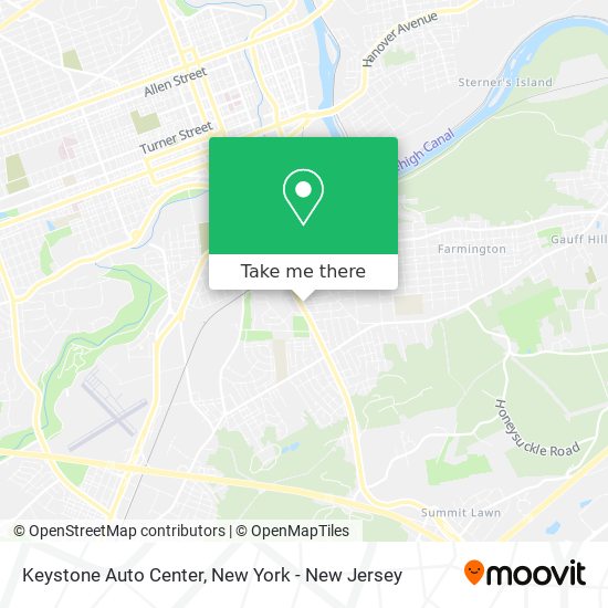 Mapa de Keystone Auto Center
