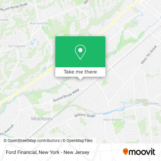 Ford Financial map