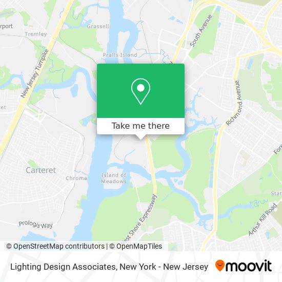 Mapa de Lighting Design Associates